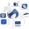 61RJZhxZ4qL._SL1080_.jpg Kuber Industries Reflective Dog Harness with Adjustable Leash|Breathable Polyester Mesh Fabric |XS Size|HT-844|Comfortable No-Pull Grip|Quick Release Buckles|Easy On - Easy Off Harness|Blue