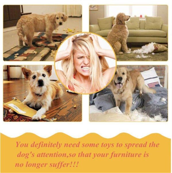 PETS EMPIRE 2 Pcs Combo Dog Toys for Small Dogs Indestructible Balls Squeaky Puppy Soft Plush Dog Puppy Toys