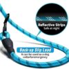 61Soy92UquL._SL1100_.jpg HANK Dog Harness Leash Set - Soft Comfortable Handle - Dog Vest for Small Breed - No Pull Harness - Dog Vest for Training - Walking (Cyan Blue - S (Harness + Leash)