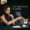 61TTK9YQwIL._SL1000_.jpg Sheba Fine Premium Adult (1+ Years) Wet Cat Food, Chicken Premium Loaf, 70 g Pouch (Pack of 28), High-moisture gravy cat food for healthy hydration