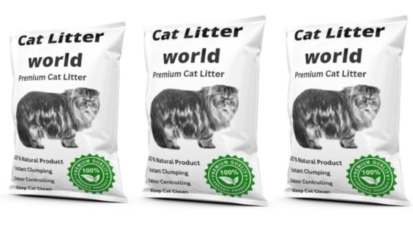 Organica Mild Fragrance Non-Dust Clumping Scoopable Smart Bentonite Clay Cat Litter 25 Litter (5 LT)