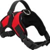 Dog Trust Vest Harness for Dogs Large Size with Padded Black Rope Leash Comfortable &Breathable&Durable -Dog Harness for Large German Shepherd Vest Harness for Dog