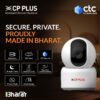 61UVguvU9FL._SL1200_.jpg CP PLUS 3MP Full HD Smart Wi-Fi CCTV Camera | 360° Pan & Tilt | CTC Cyber Secure Tech | View & Talk | Motion Tracking | Night Vision | SD Card (Up to 256GB) | Alexa & OK Google | CP-E35Q