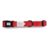 Zigly Lifestyle Classic Adjustable Dog Padded Nylon Neck Collar for Pets - X Small (12Mm) - Red