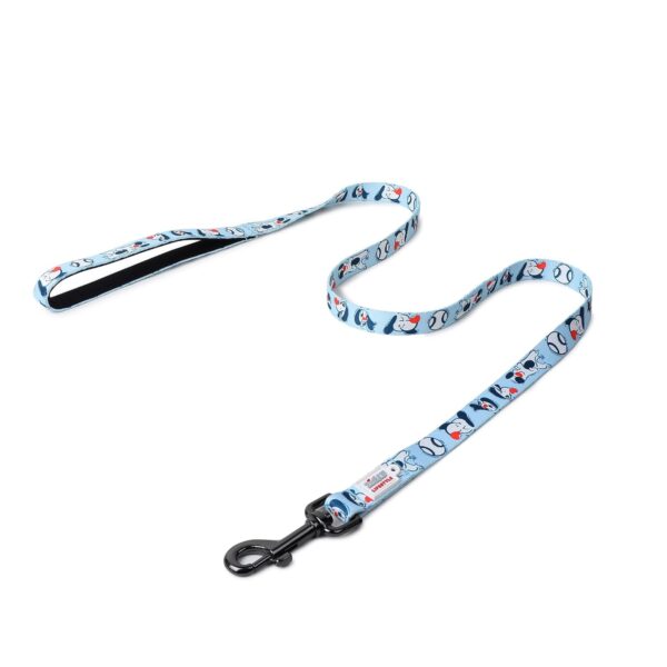 Zigly Lifestyle Doodle Dog Leash-Blue | Durable Long Leash for Dogs | Comfortable Grip, Stylish Printed Ltraining Leash for Daily Walks