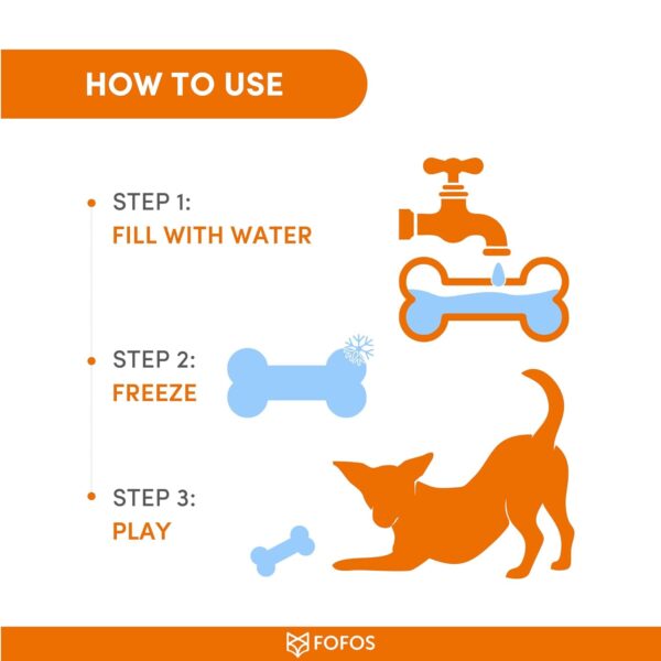 61WQDGg7dNL._SL1500_.jpg BarkButler x FOFOS Cooling Bone Dog Chew Toy- 100% Chew Toys for Dogs, Dog Toys for Large Dogs (10-30kgs) - Blue