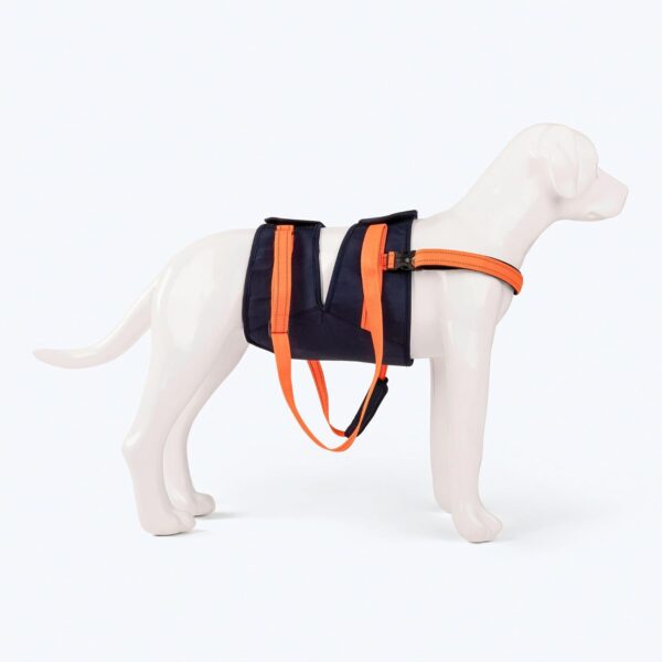 Heads Up For Tails Trooper Dog Harness - Navy Blue (Belly, 2XL)
