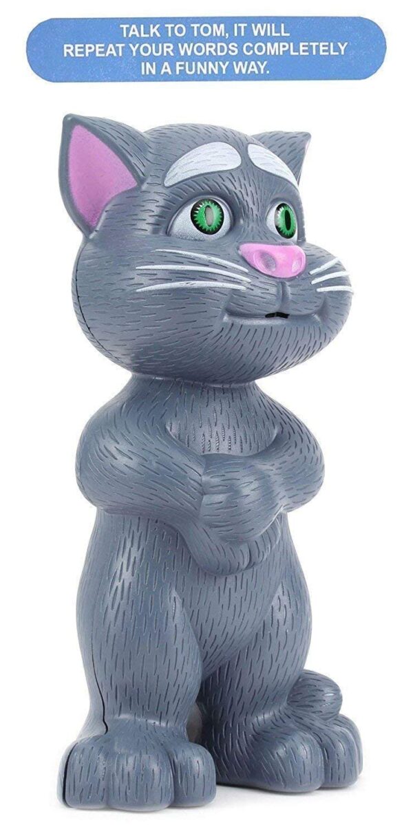 Voice Repeating Talking Tom Toy - Intelligent Electronic Pet Cat for Kids - Voice Recording Talking Toy for Fun Interaction
