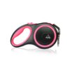Elite Pet Store | 360 Tangle Free Premium Retractable Dog Elite Pet Store | 360 Tangle Free Premium Retractable Dog Leash | Heavy Duty ABS | Anti-Slip Handle | One-Hand Brake, Pause, & Lock | Alloy Buckle | Ideal for Dogs Upto 50kg | Upto 26ft | 5M | Pink