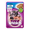 61Y4eUudvKL._SL1000_.jpg Whiskas Wet Food for Kittens (2-12 Months), Tuna in Jelly Flavour, 48 Pouches (48 x 85g)&Whiskas Dry Food for Kittens (2-12 Months), Ocean Fish Flavour, 450g Pack