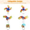 Foodie Puppies Interactive Foldable Hiding 5-Way Curved Tunnel with Hanging Ball for Cats (Swirl Patels Tunnel) | Puzzle & Training Cave Suitable for Cat, Kitten, Rabbit, Guinea Pig & Puppies