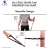 61YrQ9x14LL._SL1500_.jpg A+a Pets’ Hands Free Adjustable Dog Leash | Waist Tie-up, Lightweight, Adjustable, Durable Nylon for Running, Hiking, Jogging & Walking (NYellow)