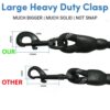 Nylon Dog Leash with Comfortable Padded Handle and Reflective Threads for Running, Walking & Training to Puppy, Small Medium and Large Dogs (1.5 Meter-5 Feet 1.2 cm Diameter)