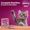 61ZVkSRLhvL._SL1100_.jpg Whiskas Tasty Mix Kitten (2-12 Months) Wet Cat Food, Chicken, Tuna with Sweet Potato in Gravy, 70 g x 14, 100% Complete & Balanced Nutrition for Kittens