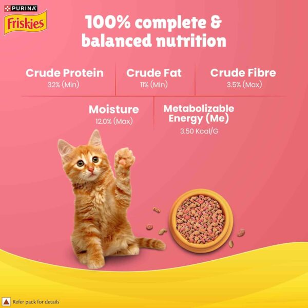61a-8nLuQEL._SL1500_.jpg Purina Friskies Kitten Discoveries, 400g, Contains Tuna, Chicken, Milk, Vegetables & Whole Grain Flavours