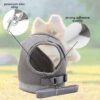 61a67Q9RI5L._SL1080_.jpg Kuber Industries Reflective Dog Harness with Adjustable Leash|Breathable Polyester Mesh Fabric |Small Size|HT-844|Comfortable No-Pull Grip|Quick Release Buckles|Easy On - Easy Off Harness|Grey