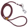Sage Square Strong Dog Rope Leash | Durable Heavy Duty Comfortable Nylon Leash | Walking Leads with Strong Hook | for Large Dogs | Pack of 1 (Color May Vary) (15 MM)