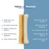 Heads Up For Tails Huft Yakies Organic Dog Chew Bone For All Life Stages (Large 3 Pcs)