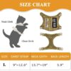 61c8z38bm9L._SL1080_.jpg Tactical Cat Small Dog Harness with Escape Proof Adjustable Pet Vest Harness, Soft Mesh with Control Handle, Gift with Patch Military Style Harness (Large,Khaki)