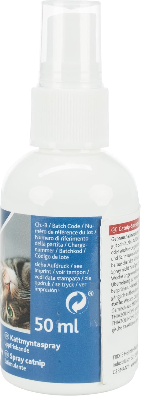 61cHDznpXmL._SL1500_.jpg Trixie Cat Toy Play Spray, 99.8 Gram (Pack of 1) (4241) 50ml
