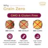 61cU9mIeR-L._SL1200_.jpg Grain Zero Adult Dry Cat Food 1.2kg | Ocean Fish, Sardine & Mackerel | 48% Fresh Fish Inclusion, No Grain Formula, Gluten-Free | Promotes Healthy Skin & Coat | All Breeds