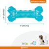 61cv8rVprbL._SL1500_.jpg BarkButler x FOFOS Cooling Bone Dog Chew Toy- 100% Chew Toys for Dogs, Dog Toys for Large Dogs (10-30kgs) - Blue