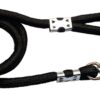 PSK PET MART Dog Combo Pack of Harness, Neck Collar Belt and Rope Set (Black, Medium)