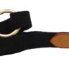 61drr1etS2S._SL1500_.jpg Vama Leathers Patent Applied Product Sustainable & Eco Friendly Material Dog Leash 100% Cotton Canvas with Sturdy Solid Brass Hand Made for Small Dogs Length-5 Feet Width-3/4 Inches Color Black