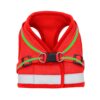 61fGWbZOLeL._SL1000_.jpg Qpets® Dog Vest Harness for Large Dogs with 1.2m Leash, Breathable Mesh Fabric, Reflective Strips, Adjustable Size (XL, Red)