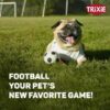 61fXHPOWmzL.jpg Trixie Football Vinyl Rubber Dog Toy - L, 10 cm | Durable, Non-Toxic Chew Toy for Dog of All Breeds Recommendation, Lightweight and Attractive in Color to Keep Your Pet Engaged for Hours