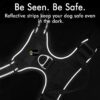 61fb7mbueNL._SL1080_.jpg Premium Reflective NoβPull Dog Harness with Rope Leash β Adjustable Vest with Handle & Front/Back Leash Clips | Heavy-Duty, Comfortable Belt for Training, Walking, Hiking (Red, Large)