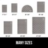 Gorilla Grip Durable Cat Litter Mat (35x23), XL Jumbo, No Phthalate, Water Resistant, Traps Litter from Box & Cats, Scatter Control, Soft on Kitty Paws, Easy Clean Cat Mat (Gray)