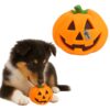 Western Era Pumpkin Squeaky Dog Toy | Halloween Jack O’ Lantern Design | Durable Chew Toy for Dogs | Spooky Pumpkin Shape with Loud Squeaker | Great for All Dogs | Dog Treat Distraction for Training