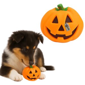 Western Era Pumpkin Squeaky Dog Toy | Halloween Jack O’ Western Era Pumpkin Squeaky Dog Toy | Halloween Jack O’ Lantern Design | Durable Chew Toy for Dogs | Spooky Pumpkin Shape with Loud Squeaker | Great for All Dogs | Dog Treat Distraction for Training