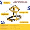 61gn4zgek8L.jpg Zoomies Dog Harness – Premium Soft Padded Cotton H-Harness for Comfort and Control, Small Size, Yellow