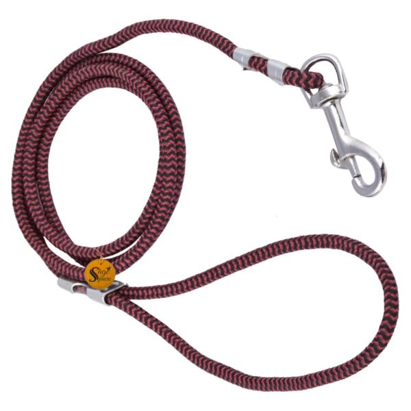 Sage Square Strong Dog Rope Leash | Durable Heavy Duty Comfortable Nylon Leash | Walking Leads with Strong Hook | for Large Dogs | Pack of 1 (Color May Vary) (18 MM)