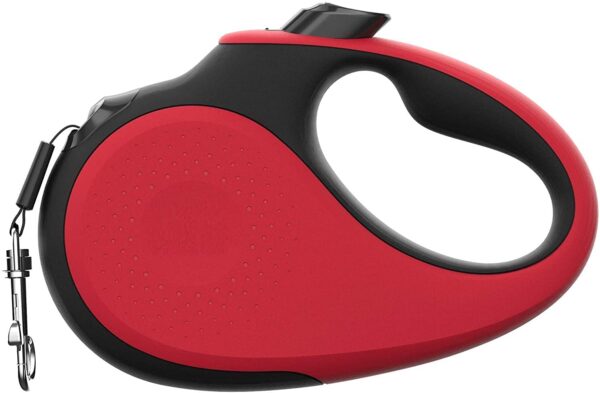 Pets Empire 360° Tangle-Free Retractable Dog Leash | Heavy Duty 16 ft Training Leash for Pets with Anti-Slip Handle | Strong Nylon Tape & One-Handed Brake Pause Lock for Large Dogs - Multicolor