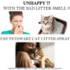 Cat Area Odour Remover with Refreshing Fragrance Removes Bad Odour from Urine,Feces,&Vomit|Natural Bio-Enzymatic Formula|Cat Litter Spray|For Surface Use Only Not on Pets(200ML) (Lavender)