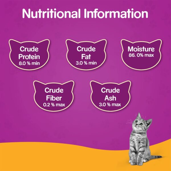 61ioGqayzL._SL1100_.jpg Whiskas Adult (+1 Year) Wet Cat Food, Tuna In Jelly, 24 Pouches (24 X 85G) & Chicken In Gravy, 24 Pouches (24 X 85G), 1 Count