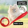 Kuber Industries 1 to 3 Months Small Dog/Cat Chest Harness with Nylon Leash I No Pull, Soft Padded and Breathable Pet Vest I Adjustable, Reflective I Easy Control Pet Chest Belt I (XX-Small,Red)