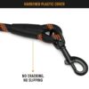 61jTnaTNUcL._SL1500_.jpg ACTIVE PETS Strong Dog Rope Leash with Soft Comfortable Padded Handle and Highly Reflective Threads, Dog Leash for Small Medium and Large Dogs, Puppy Leash for Training Running and Walking (Orange)