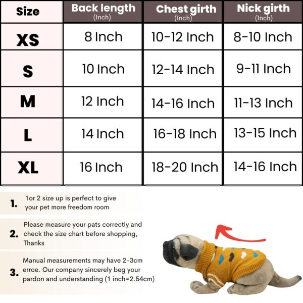 61jiKt80CGL._SL1080_.jpg Lulala Turtleneck Dog Sweater - Winter Coat Apparel Classic Cable Knit Clothes with Leash Hole for Cold Weather, Ideal Gift for Pet in New Year (Yellow, 8 Inch)