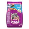 61kFnCUo9L._SL1000_.jpg Whiskas Wet Food for Adult Cats (1+Years), Salmon in Gravy Flavour, 12 Pouches (12 x 85g) & Whiskas Kitten (2-12 Months) Dry Cat Food Food, Ocean Fish, 1.1kg Pack