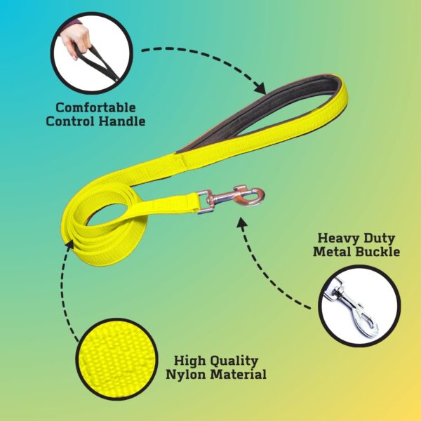 61lGDFGKKQL._SL1500_.jpg Dog Harness with Leash | Dog Belt for Medium Dogs | No Pull, Adjustable | for 14-23Kg Dogs (M, Minion)