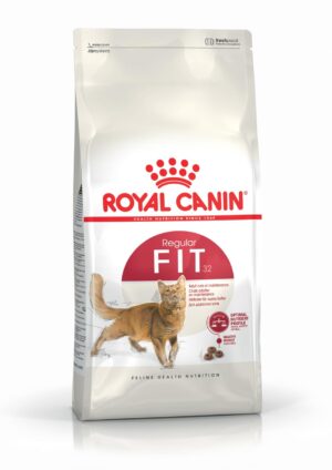 Royal Canin Fit 32 Regular for Adult Cats, 400 Grams, Royal Canin Fit 32 Regular for Adult Cats, 400 Grams, Dry Food, Supports Optimal Nutrient Profile and Healthy Weight