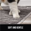 Gorilla Grip Durable Cat Litter Mat (35x23), XL Jumbo, No Phthalate, Water Resistant, Traps Litter from Box & Cats, Scatter Control, Soft on Kitty Paws, Easy Clean Cat Mat (Gray)