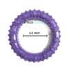 Rubber Chew Ring Dog Toy, Medium, Color May Vary