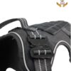 Dog Harness Tactical Dog Reflective Vest with Leash Pet Harness Military Standard Grade Material All Dog Breeds (Medium)