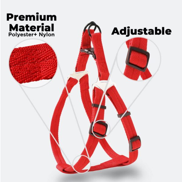 61lscGIdGfL._SL1080_.jpg Kuber Industries Dog Harness and Leash Set, Red