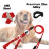 61lvgK6eViL._SL1080_.jpg Kuber Industries Dog Harness and Leash Set, Red